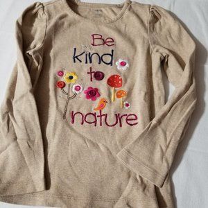 Gymboree Fashionable Fox size 7 VGUC long sleeve shirt.